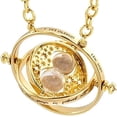 thumbnail image 1 of Hermione Time Turner Necklace Wizard Falcon Horcrux Hourglass Pendant, 1 of 5