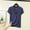 #043-Blue, variant on Womens Tops Short Sleeve V Neck Solid Modal Comfy Casual Blouse for Summer Daily Wear Gift