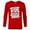 New Red, variant on Disney Mickey Mouse & Pals Christmas Celebrate with Friends - Long Sleeve T-Shirt for Men - Customized-White