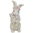 thumbnail image 2 of Northlight Mother and Baby Bunny Outdoor Garden Easter Statue - 9.25", 2 of 8