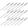 thumbnail image 2 of 50 Pcs Stainless Steel Dome Head Blind Rivets Open End Blind Rivets For Metal Pop Rivets Decoration, 2 of 8