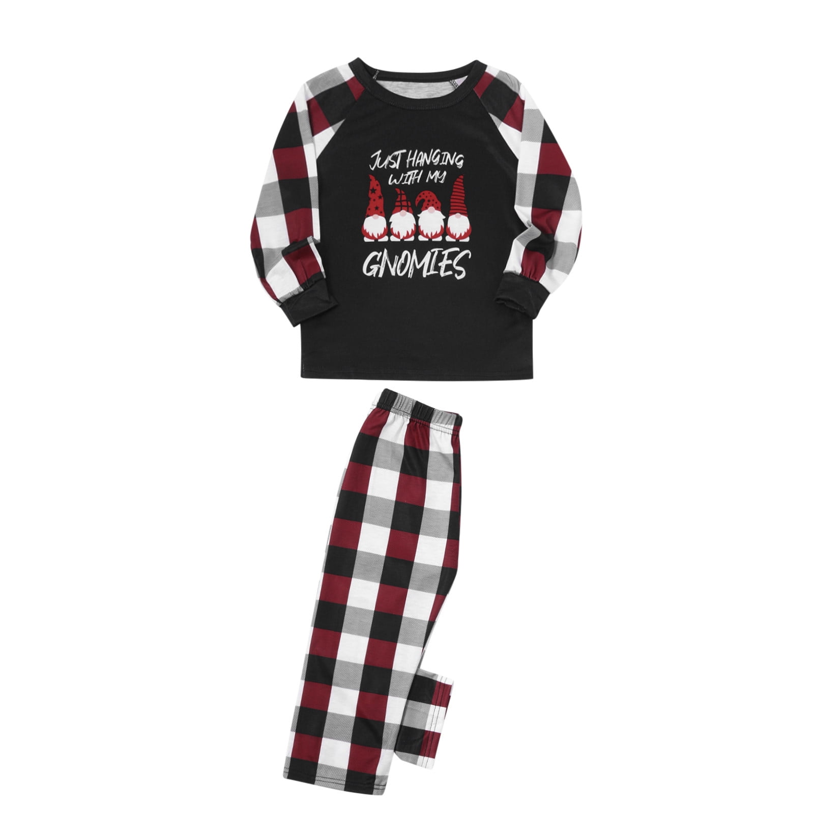 Family Matching Pajamas Set Christmas Parentchild Set Striped Print
