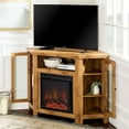 thumbnail image 5 of Pemberly Row 48" MDF Corner Fireplace TV Stand in Barnwood Finish, 5 of 13