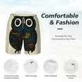 thumbnail image 4 of Kdxio Owl With Mandala Print Men'S Swim Trunks With Compression Liner 7 Inch Inseam Quick Dry Swim Shorts, 4 of 7