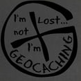 thumbnail image 2 of CafePress - Im Not Lost...Im Geocaching Maternity Dark T Shirt - Maternity Dark T-Shirt, 2 of 3
