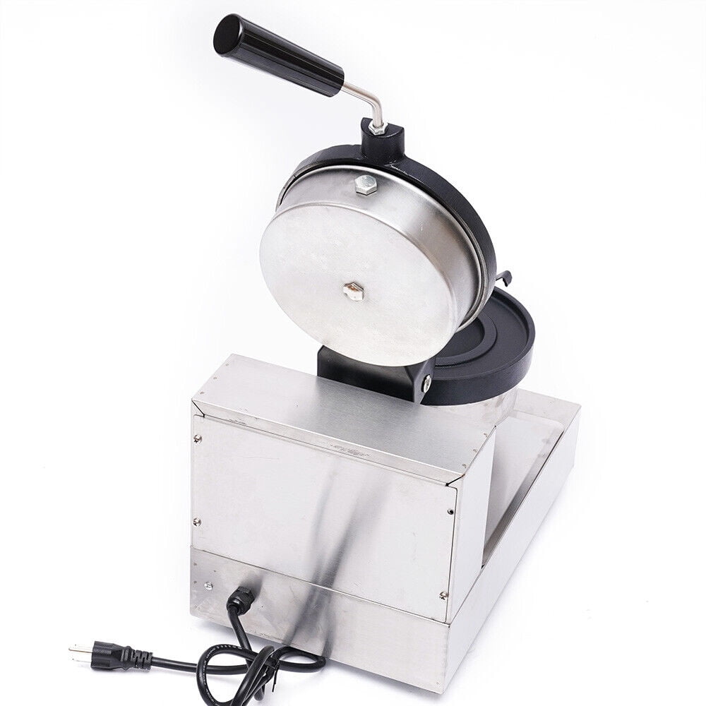 Miumaeov 1000W Electric Burger Waffle Maker Machine Commercial Non Stick Panini Hamburger Press Baking Machine