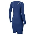 thumbnail image 3 of Women's WEAR by Erin Andrews  Blue Tampa Bay Lightning Lace-Up Dress, 3 of 3