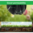 thumbnail image 3 of 4x100ft Weed Barrier Landscape Fabric, Heavy Duty 3.2oz Ground Cover Weed Control Geotextile Fabric with Garden Staples Weed Block Gardening Mat Landscape Fabric, 3 of 8