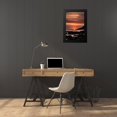 thumbnail image 4 of Mossholder, Tim 17x24 Black Modern Framed Museum Art Print Titled - Orange Sunset, 4 of 5