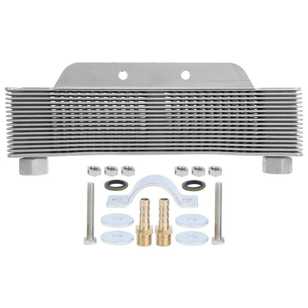 Radiador de refrigeración del enfriador de aceite del motor de 16 filas Universal para motocicletas de 125-250CC ATV Dirt Bike Jadeshay A