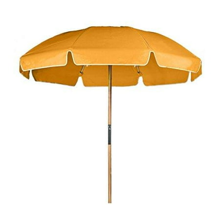 rib fiberglass umbrella ash pole anchor sand grade ft commercial wood beach