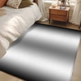 thumbnail image 5 of Rectangle Area Rug 4x6ft, Abstract Black Grey Gradient Non-Shedding Washable Area Rug, Country Farmhouse Color Non Slip Low-Profile Rugs for Living Room, Bedroom Dining Room, 5 of 9