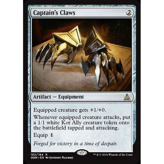 MtG Oath of the Gatewatch Rare Captain's Claws (Foil) #162