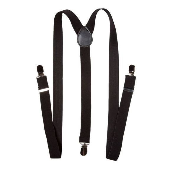 Black Terry 'Y' Suspenders