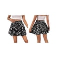 thumbnail image 3 of Women'S Flowy Shorts Beach Vacation Summer High Waist Wide Leg Casual Dressy Shorts Flower Color 4 M, 3 of 7