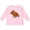 AD-Pink, variant on Triceratops Roaring Boys or Girls Long Sleeve Toddler T-Shirt