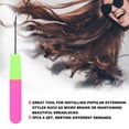 thumbnail image 2 of Fyydes Hair Extension Tool, Hair Extensions Threader,Crochet Latch Hook Needles Hair Extension Braiding Crafts Skill Tool Kit, 2 of 8
