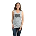 thumbnail image 2 of Thread Tank Mama Bee Women's Sleeveless Muscle Tank Top Sport Grey Large, 2 of 4