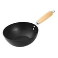 thumbnail image 5 of PENIKOKO Small Iron Frying Wok for Gas Stove, Durable Kitchen Cookware for Small Families, 1 Piece, 5 of 8