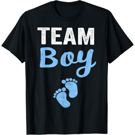 Team Boy Gender Reveal Baby Shower Shirt T-Shirt mens t shirt，black，women，funny，misfits，men，journey，t-shirt