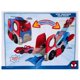 thumbnail image 4 of Jazwares Marvel Spidey Transportador Transformable Raceway 23 cm, 4 of 9