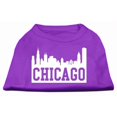 thumbnail image 1 of Chicago Skyline Screen Print Shirt Purple Xl (16), 1 of 1