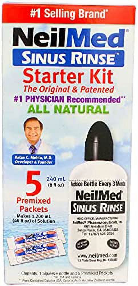 Neilmed Sinus Rinse Starter Kit (5 Packets)