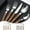 2Pcs Premium Western Cutlery Under $5 a1, variant on Fufafayo Steak Knife And Fork Set, 5-Piece Stainless Steel Western Cutlery Set, Studded Clip Handle Steak Knife, Dinner Fork And Dessert Spoon, For Steakhouse, BBQ Or Formal Dining, Rustic French