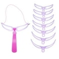 thumbnail image 1 of Ensemble Complet de Sourcils Stéréo 8 Sortes Réutilisables Sourcils Assistant Costume Main Sourcils Toilettage Stenci, 1 of 7