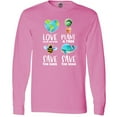 thumbnail image 3 of Inktastic Earth Day Plant a Tree Save the Bees Save the Seas Love Your Mother Earth Long Sleeve T-Shirt, 3 of 5