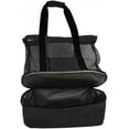 thumbnail image 2 of HeSaYep Picnic Bag Oversized Beach Mesh Tote Bag Outdoor Camping Cooler Bag, Black, 2 of 4