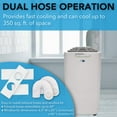 thumbnail image 5 of Whynter ARC-110WD 6500 BTU Portable Air Conditioner Dual Hose, 5 of 28