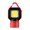 Red, variant on LED Flashlights Powerful Working Light with Keychain Practical Plastic Construction for Outdoor Hiking Car Travel