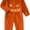 Orange, variant on Pumpkin Halloween Costume for Adult, Onesie Long-Sleeve Hooded Loungewear, Cute Jack-O-Lantern Cosplay Sleepwear for Halloween Holiday Party