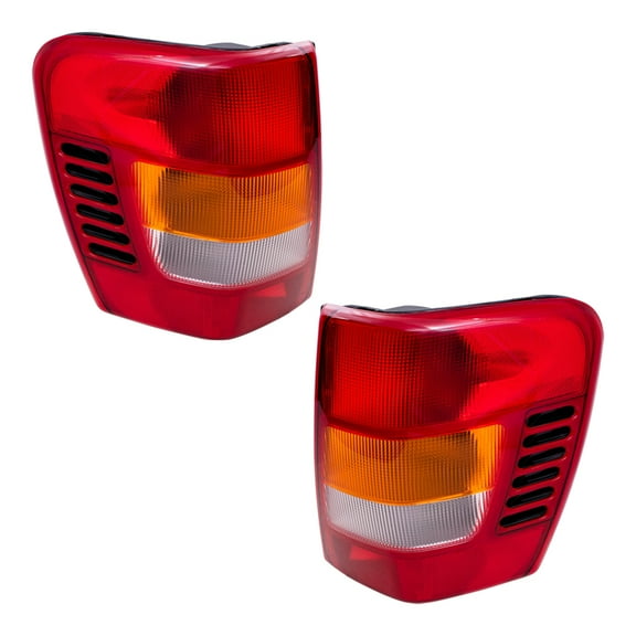 Brock Tail Light for 1999-2002 Grand Cherokee w/ Circuit Board and Bulbs To 11/2001 Set 55155139AC