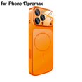 thumbnail image 1 of for 17 Pro Max Case-Heavy Duty Clear Case with Camera Lens Protection,Compatible Magnetic Design,Translucent Matte Finish,Anti-Fingerprint,Slim Rugged Phone Cover (2025 Model, Black), 1 of 8