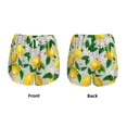 thumbnail image 4 of Disketp Lemon Seamless Pattern Oil Painting Effect Print Women's Shorts Workout Shorts for Athletic Gym Running Shorts with Phone Pockets X-Large, 4 of 8