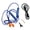 Blue, variant on Bluetooth-compatible Earplug Headphones Noise Reduction Neckband Wireless Earbuds Earplug for Industrial Workout Running Sports (Blue)
