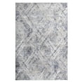 thumbnail image 2 of 5x7 Blue/grey Geometric Area Rug, Non-shedding, Stain , Fits Living Room Bedroom Dining Home Office Stylishly Loom & Stain-, Adds Elegance To Different Rooms, 2 of 2