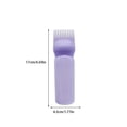 thumbnail image 3 of Seitruly Tinte para el cabello portátil de 120ML, botella recargable de plástico, aplicador dispensador de colorante para champú, herramientas de punta Cuidado del cabello Púrpura, 3 of 6