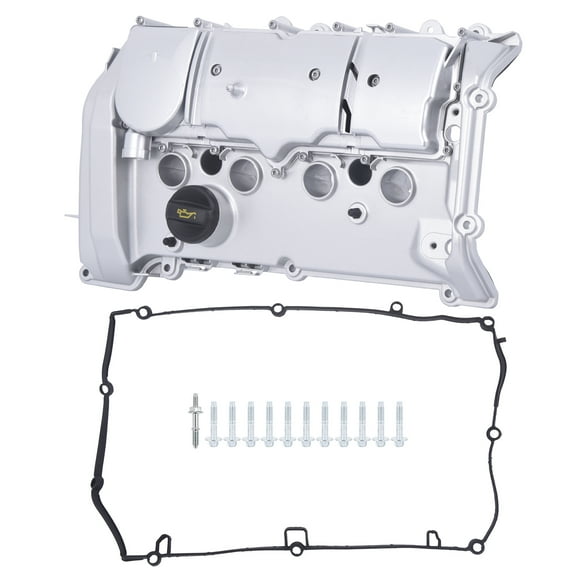 Aluminum Engine Valve Cover w/ Gasket &Cap For BMW 118i 120i 1.6L 2011-2015 Mini Cooper 1.6L 11127646553