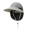 thumbnail image 4 of Lroveb Women Men Bucket Hats Womens Mountaineering Fishing Camouflage Hood Rope Outdoor Shade Foldable Casual Hat Sun Hat, 4 of 4
