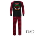 thumbnail image 5 of Penkiiy Pyjamas de Noël pour Famille, Ensemble de Pyjamas Assortis, Carreaux Rouges Renne Vacances Xmas Pyjamas pour Femmes Hommes Enfants Rouge G, 5 of 5
