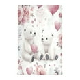 thumbnail image 2 of BZSMCE Kitchen Towels Creative Watercolor Baby Polar Bears Pattern Durable Kitchen Towel, 2 of 7