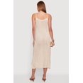 thumbnail image 3 of Women's Pointelle Knit Hem Scoop Neck Crochet Dress, 3 of 3