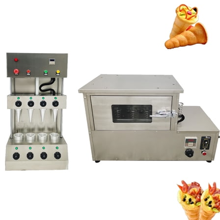 Commercial  Pizza Cone Forming Machine and Rotational Pizza Oven Pizza Cone Maker and Oven