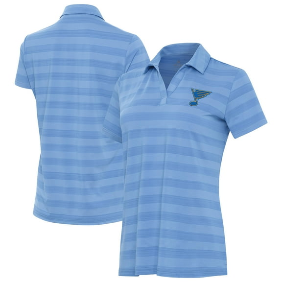 Women's Antigua Blue St. Louis Blues Tunnel Polo