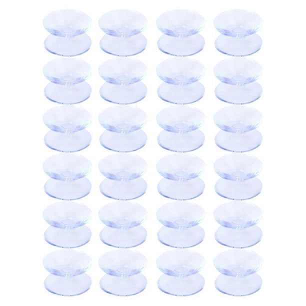 24pcs Double Sided Suction Cups Glass Tabletop Bumpers Glass Tabletop Spacers