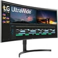 thumbnail image 5 of LG 38WN75C-B 38'' UltraWide QHD+ HDR IPS Curved Monitor - Textured Black, Silver Spray, High Glossy Black, 5 of 16