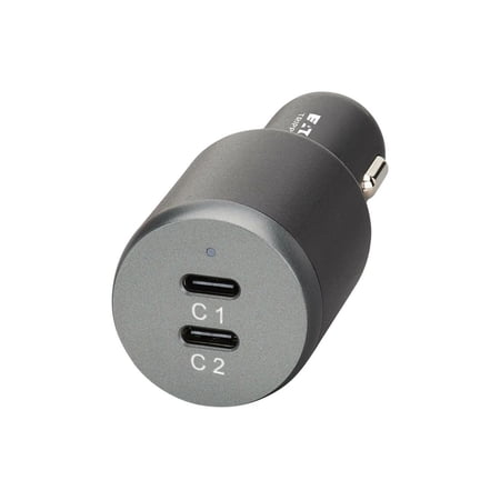 Eaton Tripp Lite Series - Car power adapter - 100 Watt - 5 A - Power Delivery 3.0 + PPS - 2 output connectors (USB-C) - black